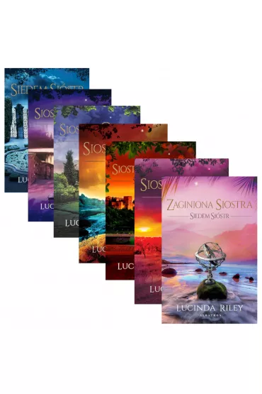 Pakiet Siedem Si�str. Tomy 1-7: Siedem Si�str, Siostra Burzy, Siostra Cienia, Siostra Perly, Siostra Ksi�yca, Siostra S�o�ca, Zaginiona Siostra - Lucinda Riley