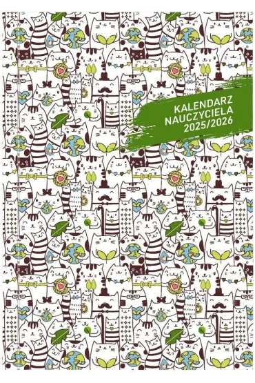 Wok Nas Kalendarz naucz. 2025/26 A5 tyg. PCV Koty