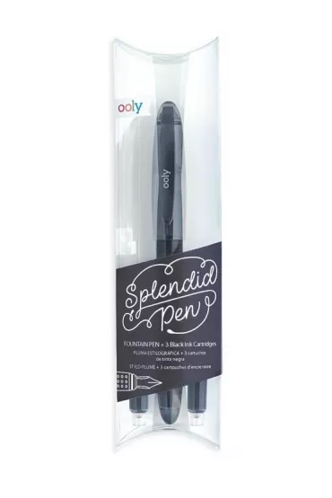 Kolorowe Baloniki Pi�ro wieczne Splendid czarne + 3 naboje