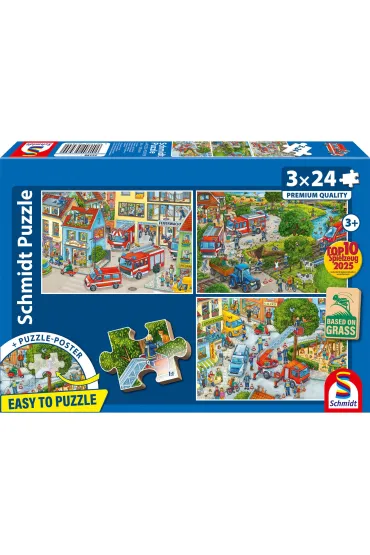 Puzzle 3x24 Stra� po�arna Schmidt