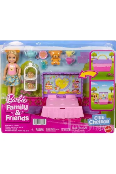 Barbie Chelsea Piknik z podwieczorkiem + lalka Mattel