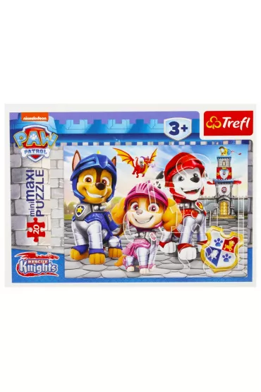 Puzzle 20 el. miniMAXI Weso�e Pieski 21146 Trefl