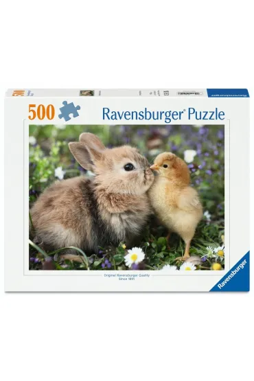 Puzzle 500 Rabbit and chick Ravensburger