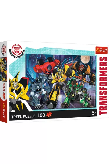 Puzzle 100 el. Dru�yna Autobot�w. Transformers Trefl