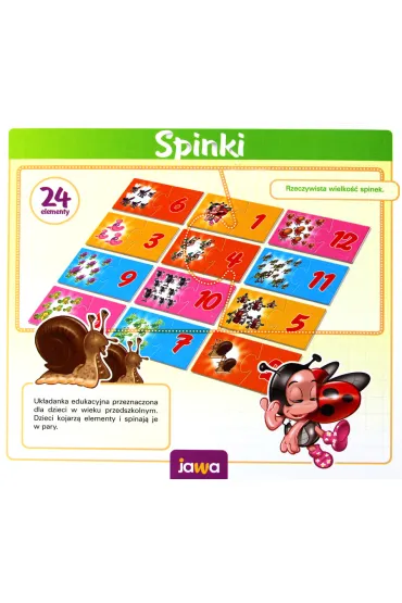 Spinki. Cyfry Jawa