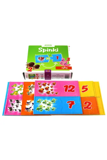 Spinki. Cyfry Jawa