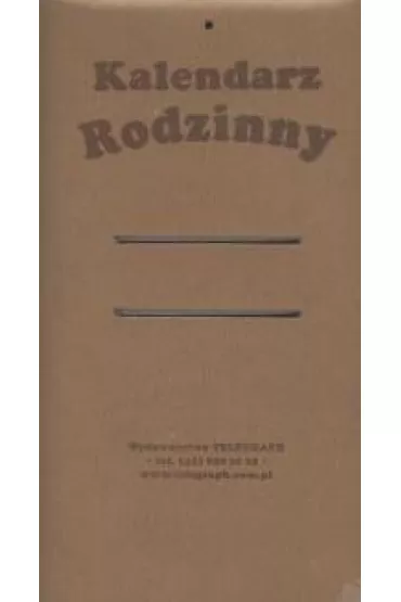 Telegraph �cianka do kalendarza rodzinnego