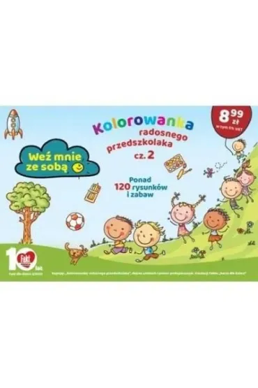 Kolorowanka radosnego przedszkolaka. Cz�� 2