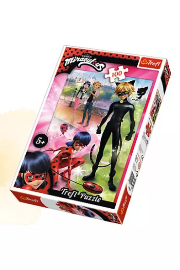 Puzzle 100 el. Przygody Ladybug i Cat Noir Miraculous 16323 Trefl