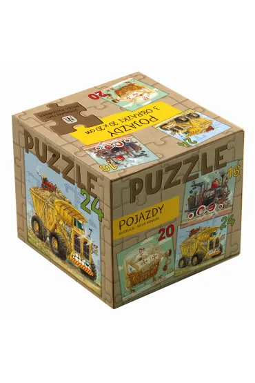 Puzzle 3w1 Pojazdy Nasza Ksi�garnia - Artur Nowicki