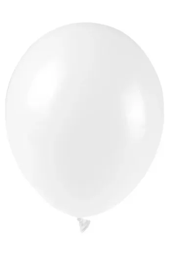 Balony pastelowe bia�e 50 szt.