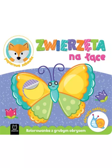 Zwierz�ta na ��ce. Kolorowanka z grubym obrysem