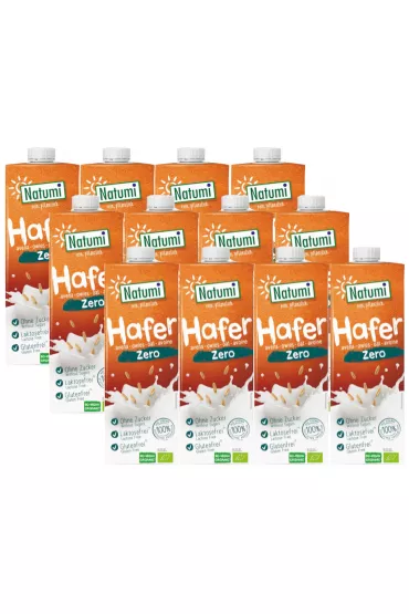 Natumi Napj owsiany Zero bezglutenowy Zestaw 12 x 1 l Bio