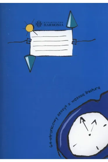 Harmonia Zeszyt z w�sz� liniatur� linia 64 kartek