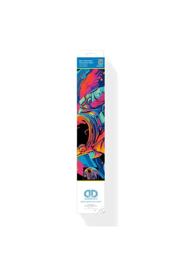 Diamond Dotz Haft diamentowy - Adults Flocked Neon Astronaut 35.5x45.7cm