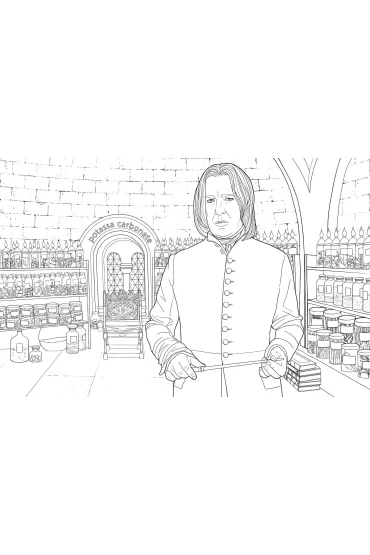 Harry Potter. Oficjalna kolorowanka. Hogwart