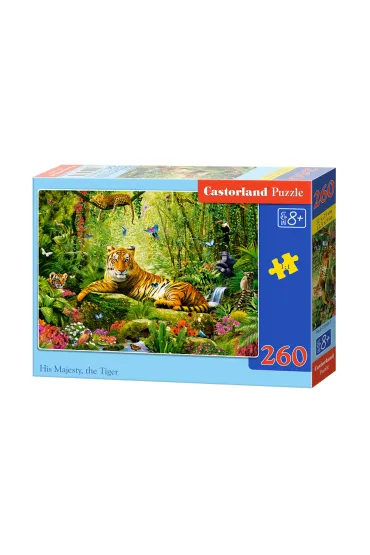Puzzle 260 el. His Majesty, the Tiger Castorland