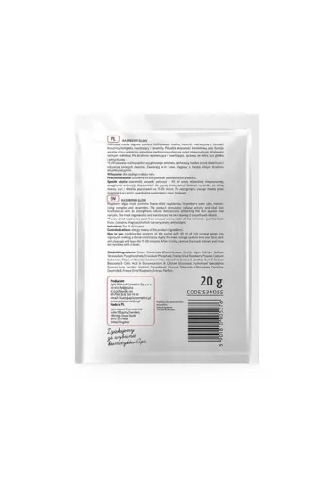 Apis Raspberry Glow maska algowa z liofilizowanymi malinami 20 g