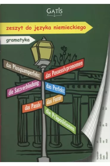 Gatis Zeszyt A5 J�zyk niemiecki z gramatyk� kratka 60 kartek