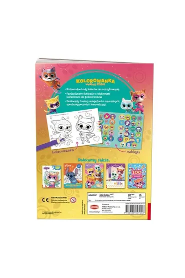 Disney SuperKoty. Kolorowanka wed�ug kodu