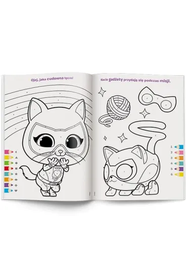 Disney SuperKoty. Kolorowanka wed�ug kodu