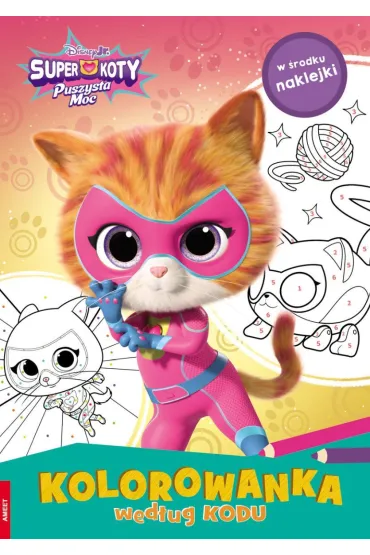 Disney SuperKoty. Kolorowanka wed�ug kodu
