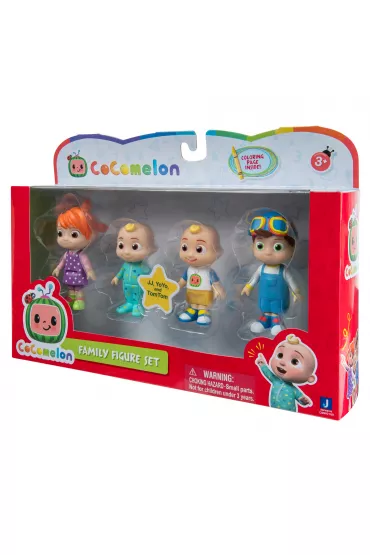 Cocomelon. Rodzina. Zestaw 4 figurek