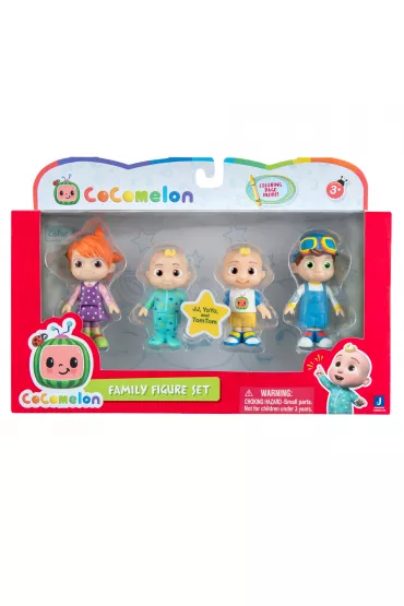 Cocomelon. Rodzina. Zestaw 4 figurek