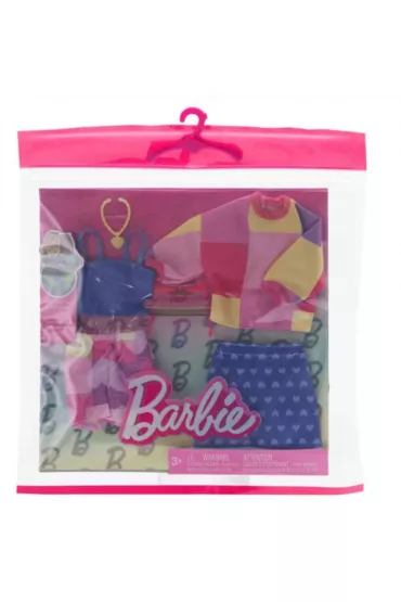 Barbie ubranka + akcesoria 2-pak HRH42 Mattel