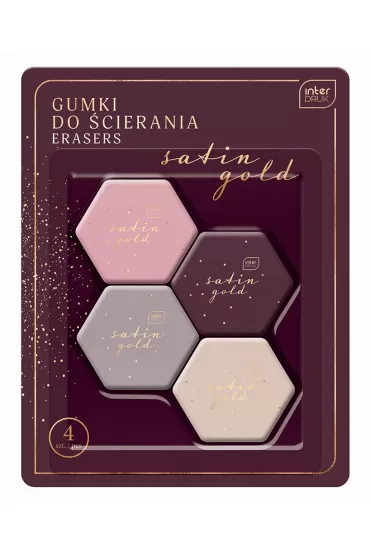 Interdruk Gumka do mazania Satin Gold 4 szt.