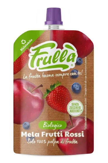 Natura Nuova Mus jab�ko - czerwone owoce 100 g Bio