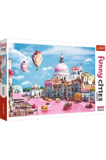 Puzzle 1000 el. Funny Cities. S�odycze w Wenecji Trefl