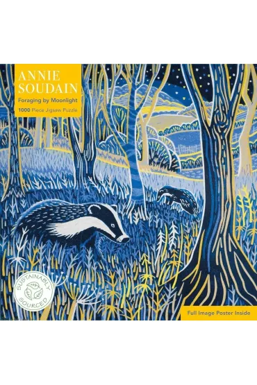 Puzzle 1000 Foraging by Moonlight Annie Soudain Flame Tree