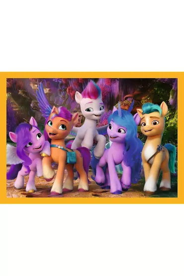 Puzzle 4w1 - Poznaj kucyki Pony (35+48+54+70 el.) Trefl