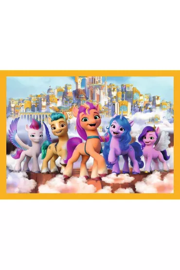 Puzzle 4w1 - Poznaj kucyki Pony (35+48+54+70 el.) Trefl