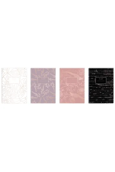 Interdruk Brulion A6 M Metallic Rose Gold 70g, kratka 96 kartek