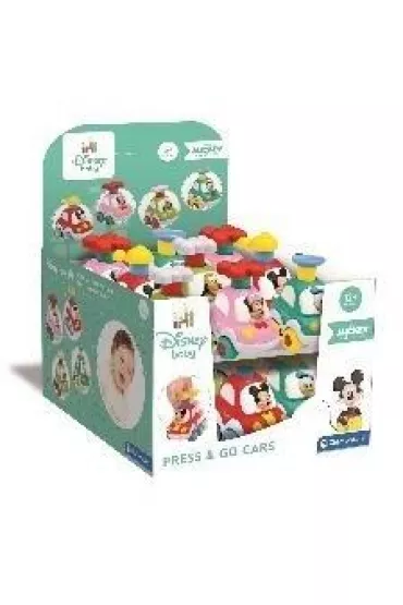 Disney samochodziki Press and Go! mix Clementoni