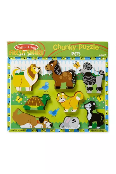 Puzzle 8 el. Zwierzta Melissa & Doug