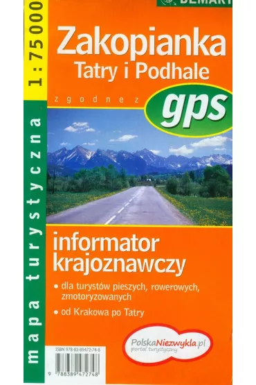 Zakopianka tatry i podhale informator krajoznawczy 1:75 000