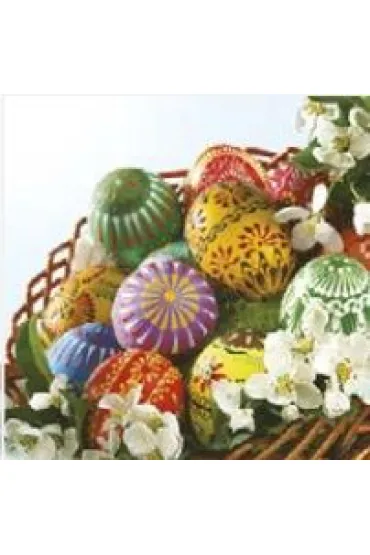 Serwetki Daisy Wielkanoc lunch - Decorated Easter Eggs SDWL004101 20 szt.