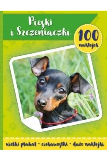 100 naklejek. Psy i szczeniaczki
