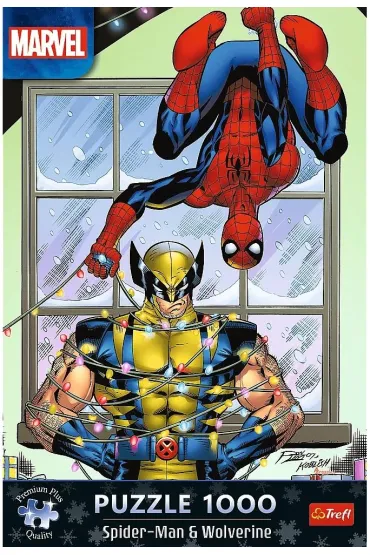 Puzzle 1000 el. Spider-Man&Wolverine: �wi�ta Trefl