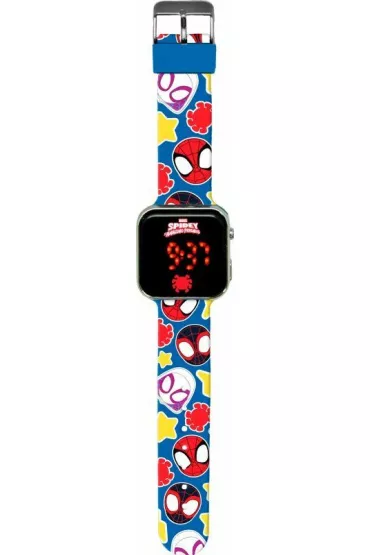 Zegarek LED z kalendarzem Spidey SPF4018
