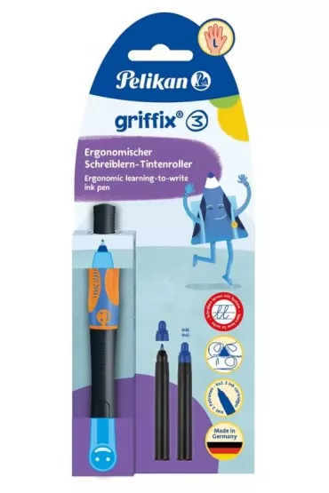 Pelikan Pi�ro kulkowe Griffix Neon Black dla lewor�cznych