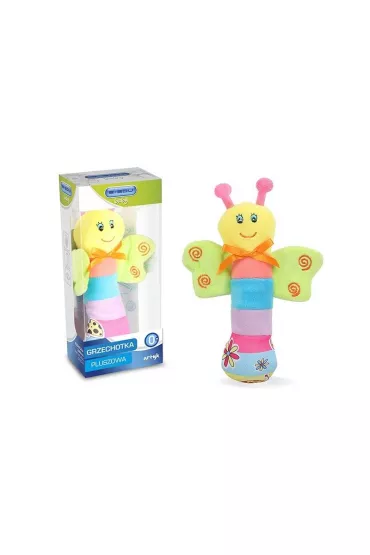 Grzechotka pluszowa motylek E-Edu Artyk