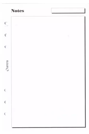 Antra Wk�ad do organizera A5 Notes g�adki