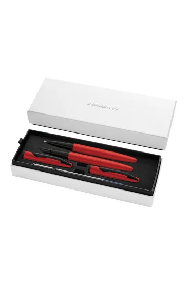 Pelikan Zestaw Jazz Noble Elegance Red: pi�ro wieczne + pi�ro kulkowe