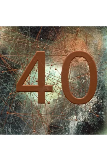 Museums & Galleries Karnet kwadrat z kopert� Urodziny 40