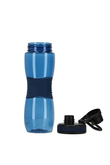 Bidon na wod� Strigo z gumowym uchwytem granatowy