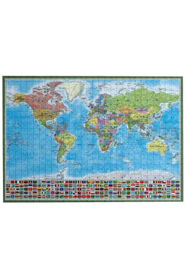 Puzzle 1000 - Mapa polityczna �wiata ArtGlob